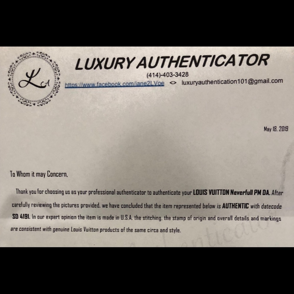 ❌ SOLD ❌ Louis Vuitton-Neverfull Damien Azur PM - Picture 8 of 8